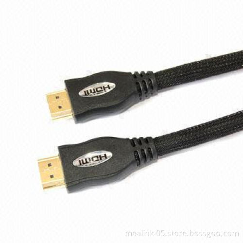 HDMI® 1.4 Cables with Aluminum Braiding and 24K Gold-plated Connector